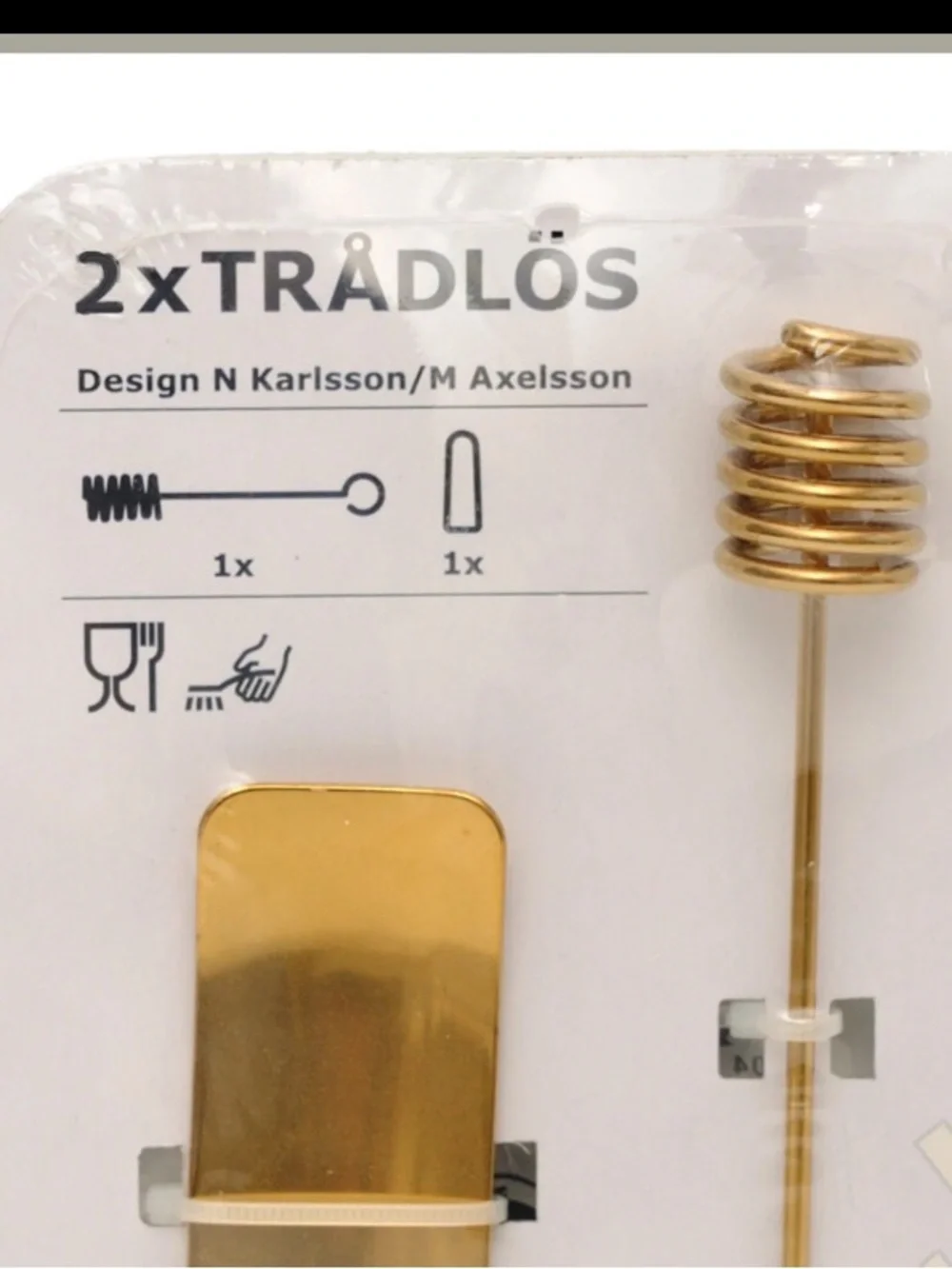 IKEA Tradlos honey and tea scoop set